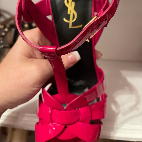 Saint Laurent got pink tribute heels - Picture 3 of 8
